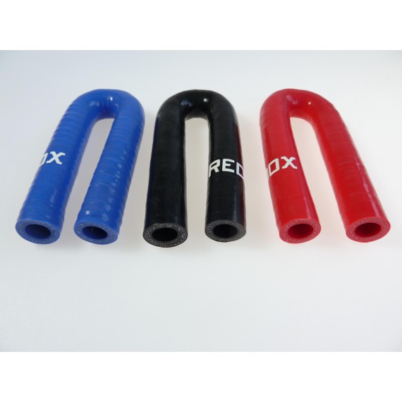 Coude 180° diamètre intérieur 10mm longueur 100mm silicone VMQ