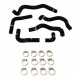 Kit 6 durites silicone huile LANCIA Delta HF Integrale 2.0 16V Turbo 200 ch 831 1989-1994 (FVMQ interne) — REDOX