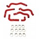 Kit 6 durites silicone huile LANCIA Delta HF Integrale 2.0 16V Turbo 200 ch 831 1989-1994 (FVMQ interne) — REDOX