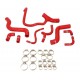 Kit 9 durites silicone eau LANCIA Delta HF Integrale 2.0 16V Turbo 200 ch 831 1989-1994 — REDOX