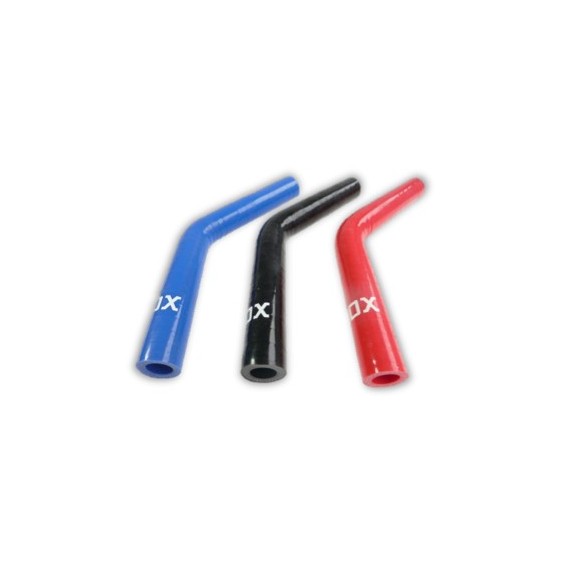 Coude 45° silicone VMQ — Diamètre intérieur 19mm — Longueur 100mm — REDOX