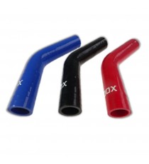 Coude silicone 45° - diamètre intérieur 22 mm - longueur 100 mm