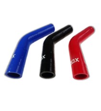Coude silicone 45° - diamètre intérieur 25 mm - longueur 100 mm