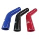 Coude silicone 45° - diamètre intérieur 28 mm - longueur 100 mm