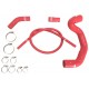 Kit 4 durites silicone eau PEUGEOT 306 1.9 TD XUD9 90 ch 1993-2002 — REDOX