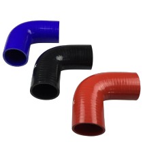 Coude silicone 90° - diamètre intérieur 63 mm - longueur 125 mm