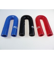 Coude silicone 180° - diamètre intérieur 19 mm - longueur 100 mm