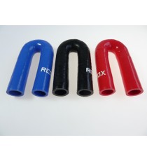Coude silicone 180° - diamètre intérieur 22 mm - longueur 100 mm