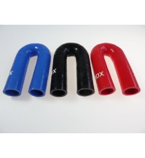 Coude silicone 180° - diamètre intérieur 25 mm - longueur 100 mm