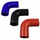 60mm - Coude 90° Longueur 267mm silicone - REDOX