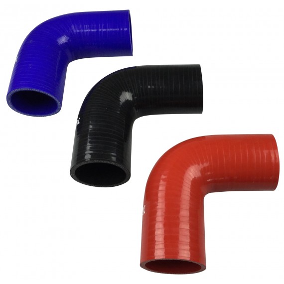 60mm - Coude 90° Longueur 267mm silicone - REDOX
