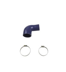 Reducteur silicone coude 108° Ø55-62 mm longueur 168x80 mm couche interne FVMQ - RDX55-62C108L168x80H
