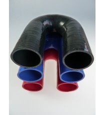 Coude silicone 180° - diamètre intérieur 51 mm - longueur 100 mm