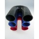 48mm - Coude 180° silicone - REDOX
