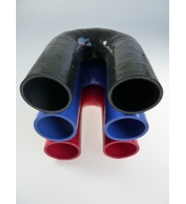 180 degrés coude général Silicone liquide de refroidissement Intercooler  tuyau Tube tuyau ID 12mm 15mm 19mm