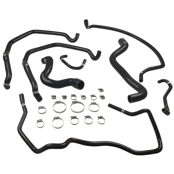 Kit 11 Durites Silicone Pour Peugeot 205 TD Turbo Diesel 1.8L - Refroidissement