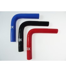 Coude silicone 90° - diamètre intérieur 13 mm - longueur 100 mm
