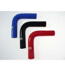 Coude silicone 90° - diamètre intérieur 22 mm - longueur 100 mm