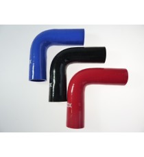Coude silicone 90° - diamètre intérieur 38 mm - longueur 100 mm