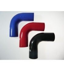 Coude silicone 90° - diamètre intérieur 48 mm - longueur 100 mm