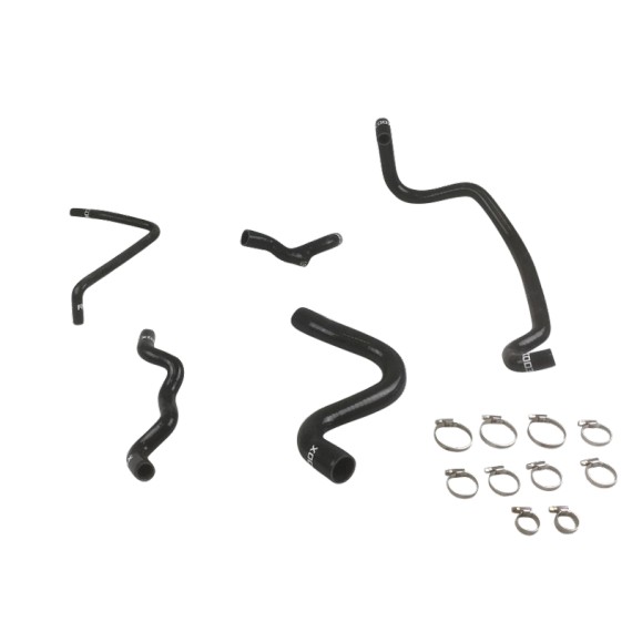 Kit 5 durites silicone eau RENAULT Clio I 1.2 RL/RN/RT C3J/E7F 55/60 ch 1991-1995 — REDOX