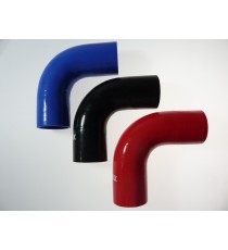 Coude silicone 90° - diamètre intérieur 54 mm - longueur 100 mm