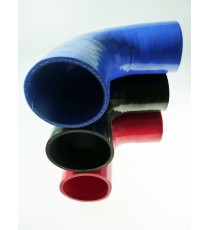 Coude silicone 90° - diamètre intérieur 95 mm - longueur 125 mm