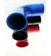 Coude silicone 90° - diamètre intérieur 90 mm - longueur 125 mm