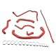 Kit 7 durites eau silicone REDOX CITROEN VISA GTI