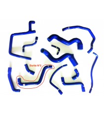 Durite n°2 eau avec vis de purge silicone REDOX RENAULT R21 2.0 Turbo