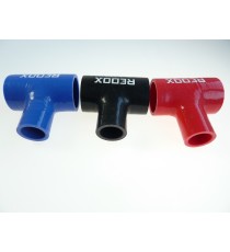 Manchon T silicone - diamètre principal 38 mm - dérivation 25 mm - longueur 76 mm