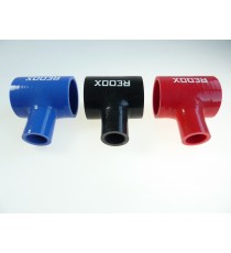 Manchon T dérivation en 25mm diamètre intérieur 51mm longueur 76mm silicone VMQ