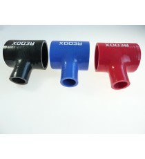 Manchon T silicone - diamètre principal 54 mm - dérivation 25 mm - longueur 76 mm