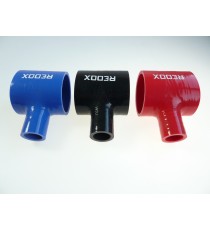 Manchon T silicone - diamètre principal 63 mm - dérivation 25 mm - longueur 76 mm