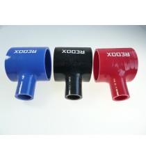 Manchon T silicone - diamètre principal 70 mm - dérivation 25 mm - longueur 76 mm