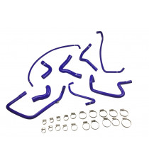 Kit 9 durites silicone eau PEUGEOT 205 GTI 1.6 115 ch / 1.9 105-122 ch sans modine 1991-1994