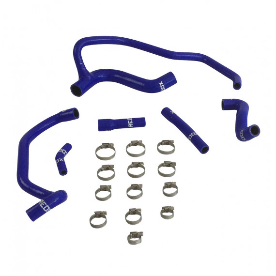 Kit 6 durites silicone huile PEUGEOT 405 MI16 1.9 16V XU9J4 160 ch 1987-1992 couche interne FVMQ — REDOX