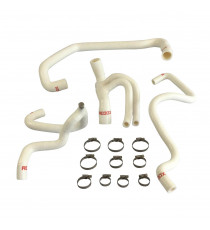 Kit 4 durites eau silicone pour PEUGEOT 106 S16 L3 équipé avec échangeur eau huile modine