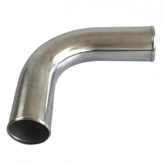 Coude aluminium soudable 90° diamètre extérieur 90 mm longueur 140 mm