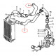 Kit 2 durites suralimentation air silicone pour PEUGEOT Boxer 2.5 TDI 107CV 1997-2002