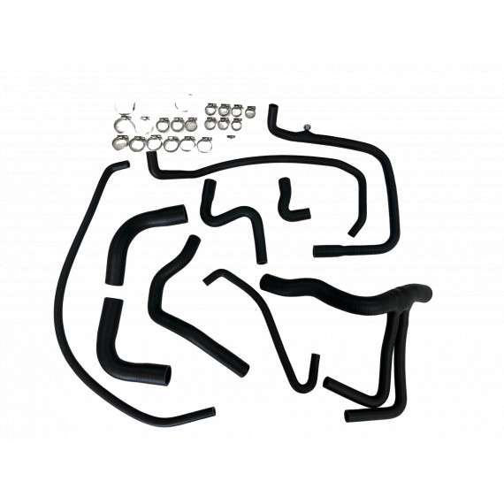 Kit 10 durites silicone eau PEUGEOT 205 GTI 1.6 115 ch / 1.9 105-122-130 ch avec modine 1984-1990