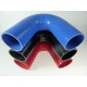 90mm - Coude 135° silicone - REDOX