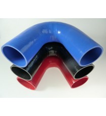 Coude silicone 135° - diamètre intérieur 90 mm - longueur 125 mm