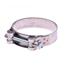 Collier tourillon inox W5 AISI316 plage serrage 68-73mm