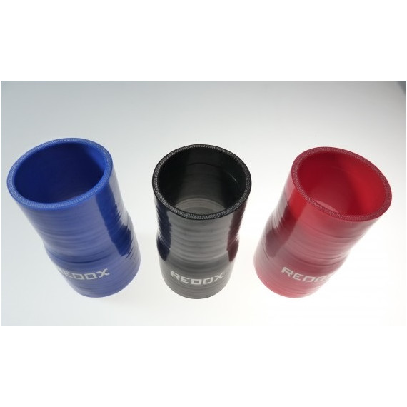 Réducteur droit diamètre intérieur 60-65mm longueur 125mm coloris noir mat silicone VMQ