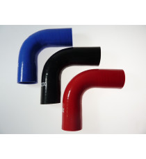 Coude 90° diamètre intérieur 45mm longueur 100mm silicone avec couche interne résistante hydrocarbure