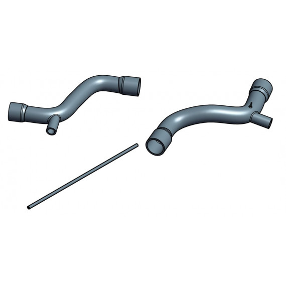 Kit 3 durites suralimentation air turbo essence silicone pour MASERATI 3200 GT Phase 2 2001-2002