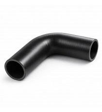 Durite silicone coudée 90° diamètre 55 mm longueur 125 mm — couche interne FVMQ résistante aux hydrocarbures