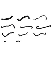 Kit complet 11 durites silicone circuit refroidissement moteur pour CITROËN C25 2.5D