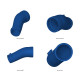 Durite selon plan "CONDUIT 1" VMQ + couche intérieure FVMQ / Renfort polyester, 5 plis (épaisseur 6 mm), sans logo